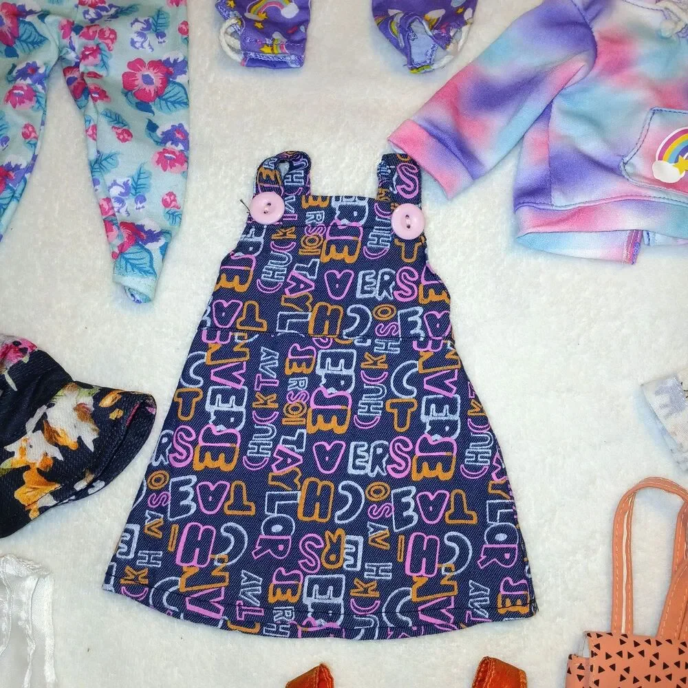 18” Inch Doll Clothes Lot Fits AG OG Pants Top Dresses Hat Backpack